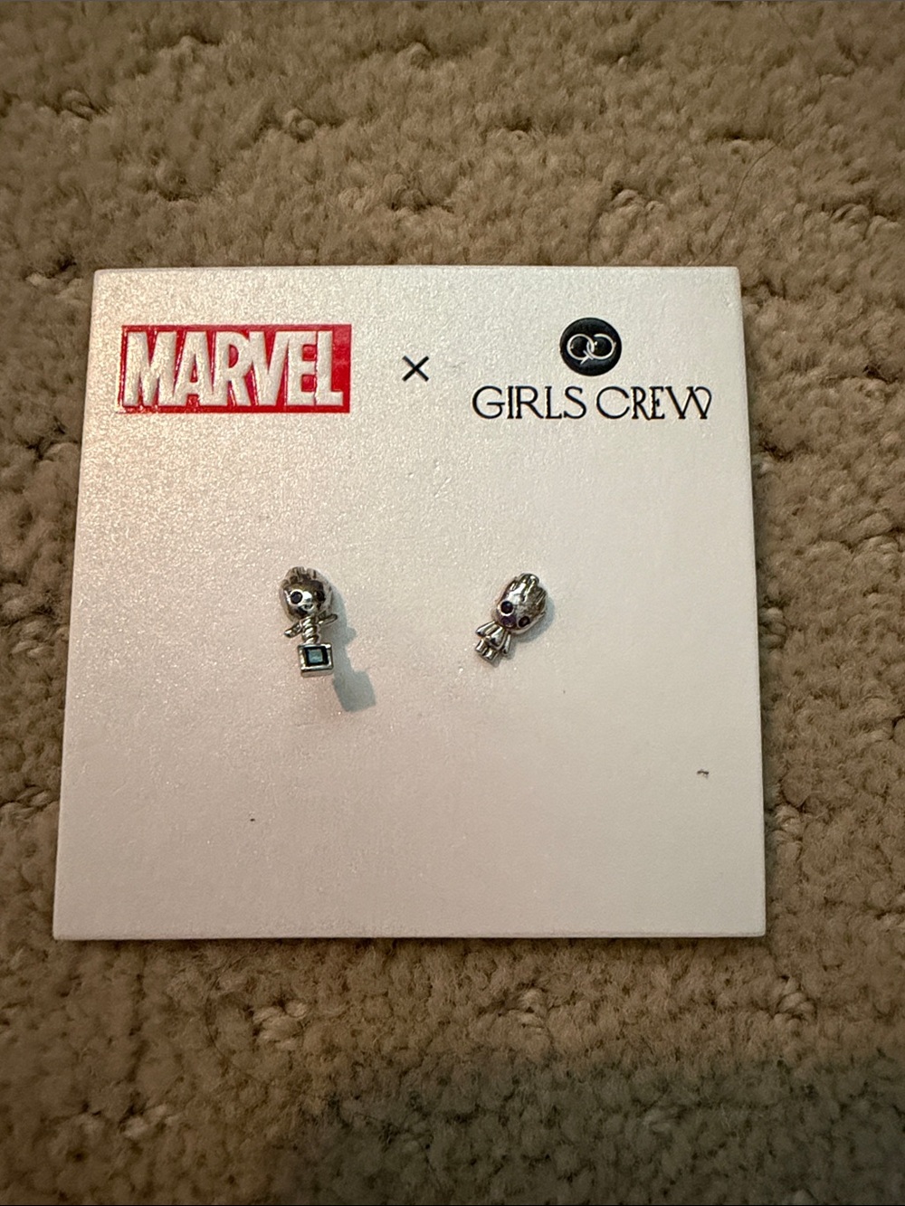 Girls Crew Marvel Guardians of the Galaxy Groot Stud earrings